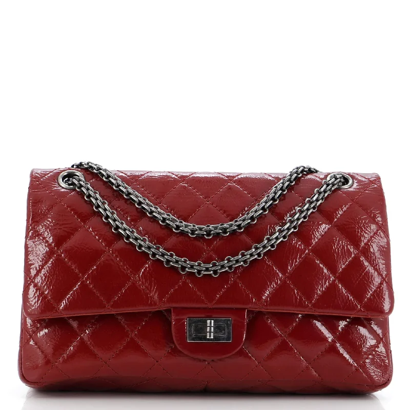 Reissue 2.55 Flap Bag Quilted Crinkled Patent 226