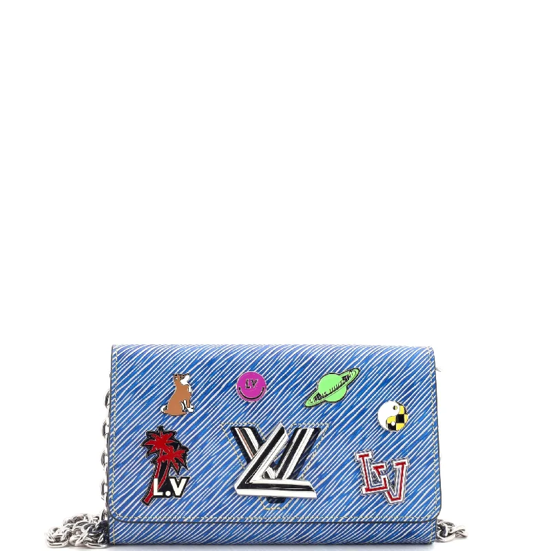 Twist Chain Wallet Limited Edition Pin Embellished Epi Leather