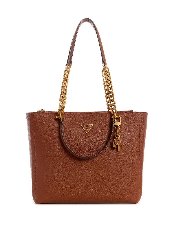 Brown Destiny Society Tote Bag