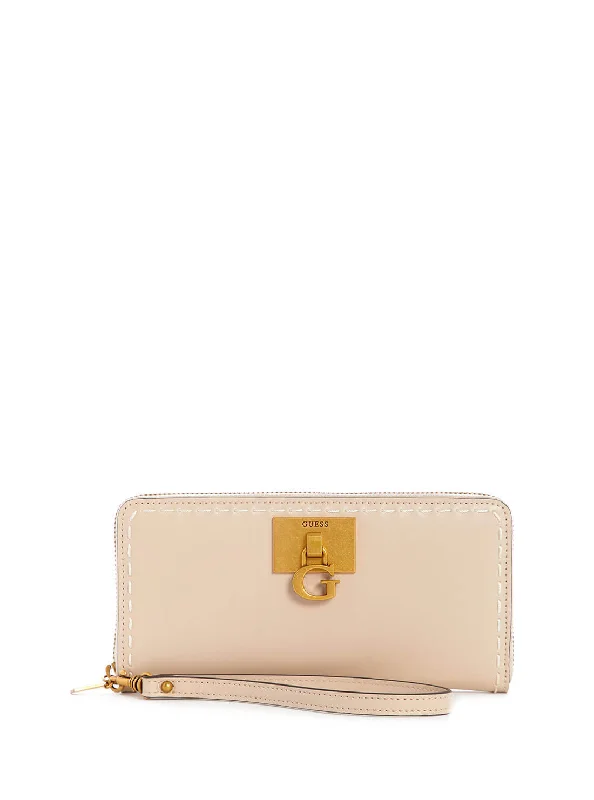 Beige Stephi Large Wallet