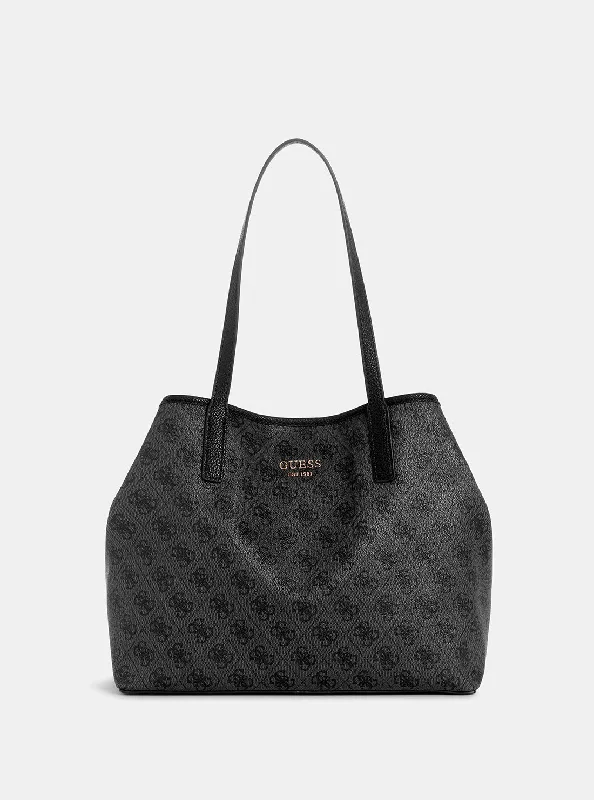 Black Vikky 2 in 1 Tote Bag