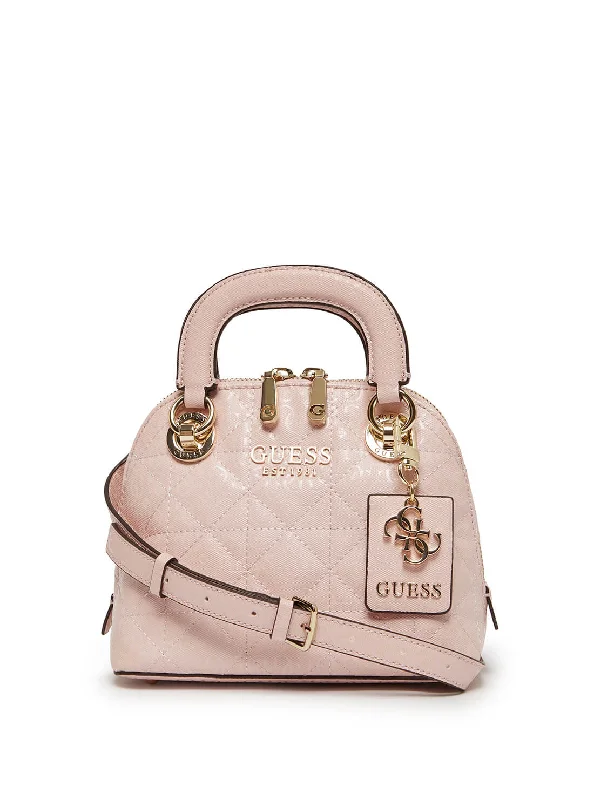 Guess handbags for casual wearPink Cathleen Small Dome Crossbody Satchel