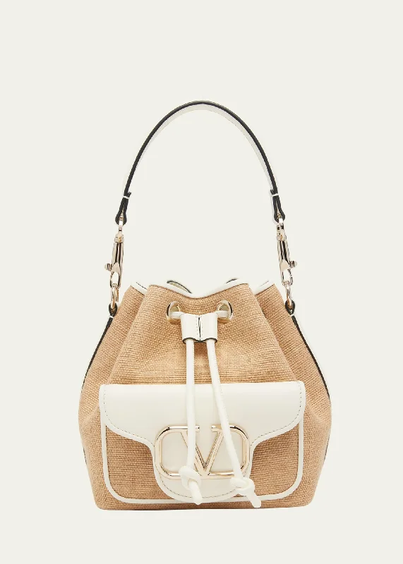 Loco Small Drawstring Bucket Bag