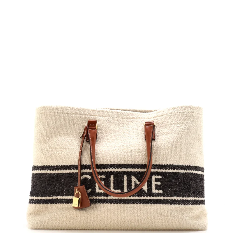 Horizontal Cabas Plein Soleil Tote Canvas with Leather