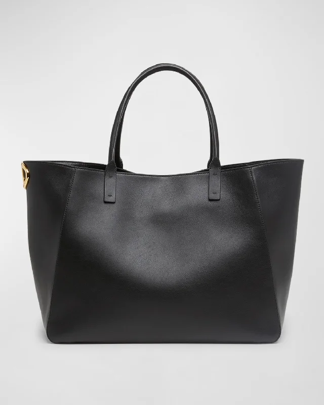 VLOGO Large Calfskin Tote Bag