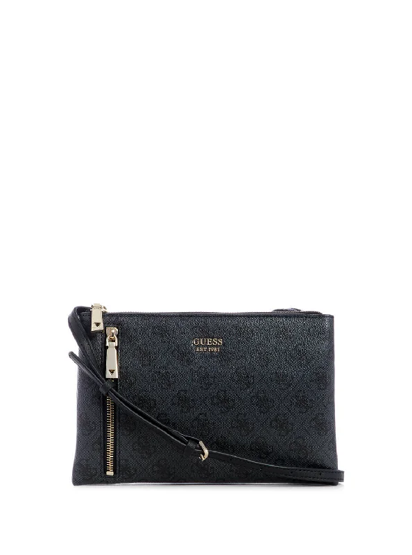 Black Logo Naya Crossbody Bag