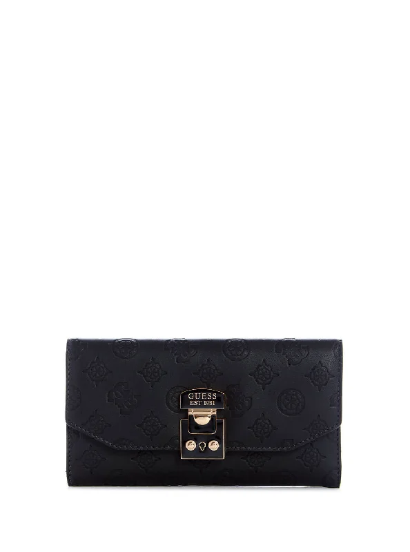 Guess bags with metallic finishesBlack Carlson Multi Clutch