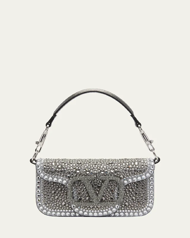 Loco Small Rhinestone Shoulder Bag