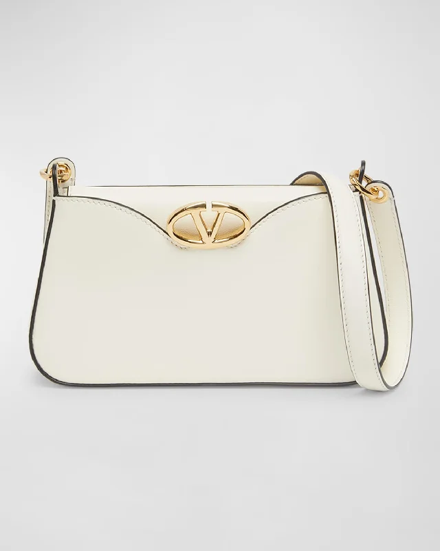 The Bold VLOGO Calfskin Leather Crossbody Bag