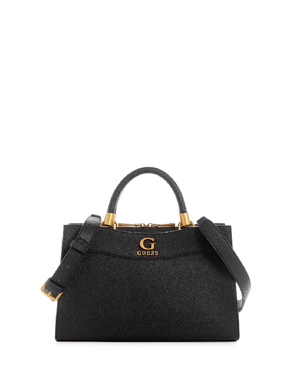 Guess bags with faux suede detailingBlack Nell Small Girlfriend Satchel