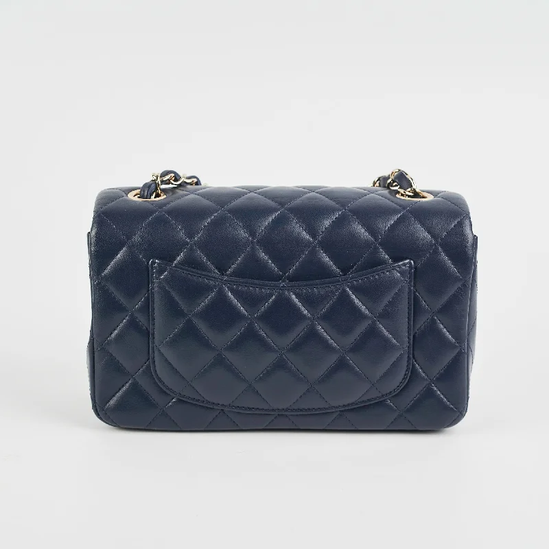 Chanel Mini Rectangular Navy