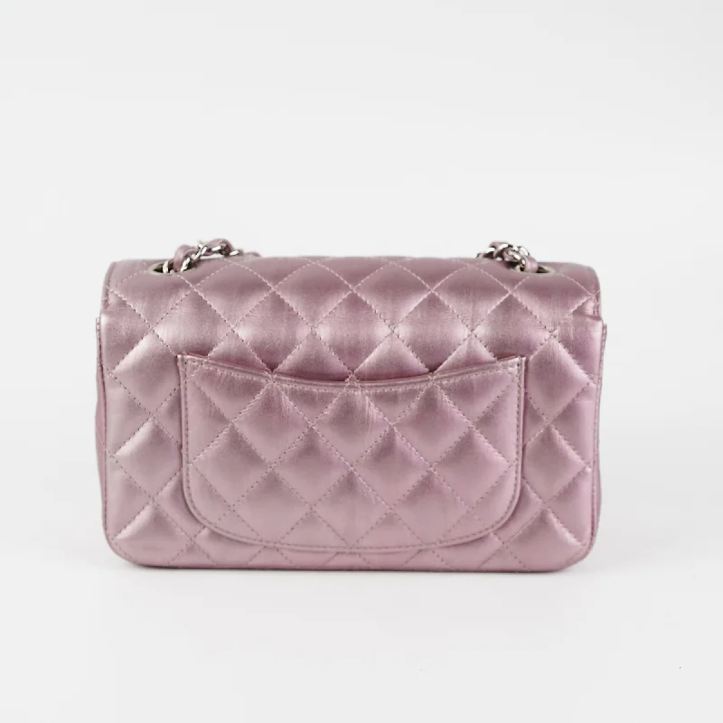 Chanel Mini Rectangular Iridescent Purple