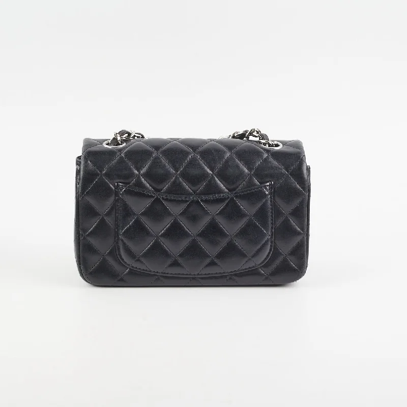 Chanel Mini Rectangular Lambskin Black