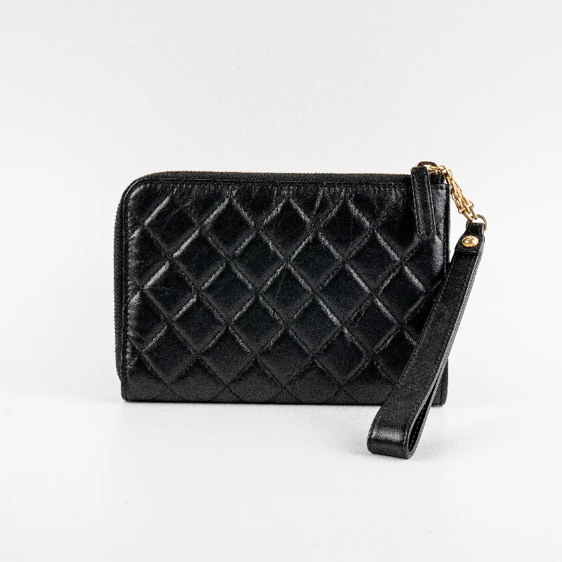 Chanel Reissue Wristlet Wallet Black