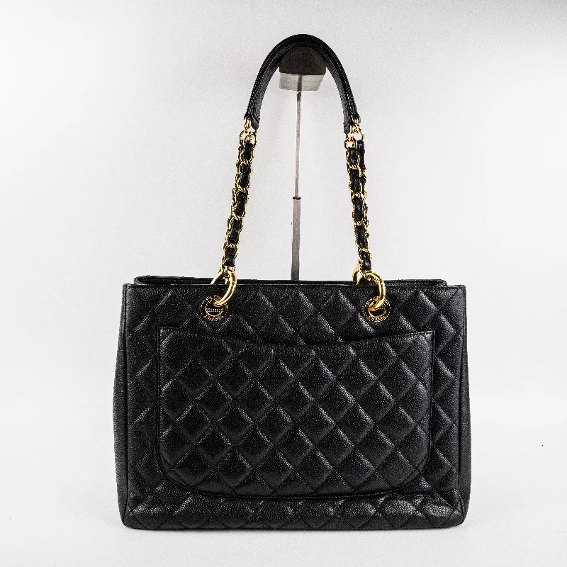 Chanel GST Caviar Black Tote Bag