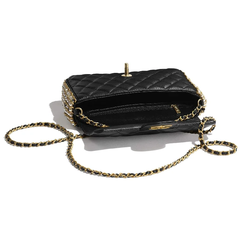 Chanel Classic Jumbo Double Flap Bag Black Gold Hardware