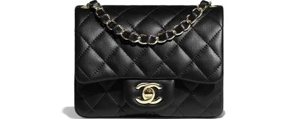 Chanel Classic Maxi Handbag Black Grained Calfskin Silver-Toned