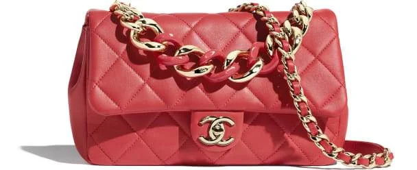 Chanel Classic Medium Flap Bag Red best quality