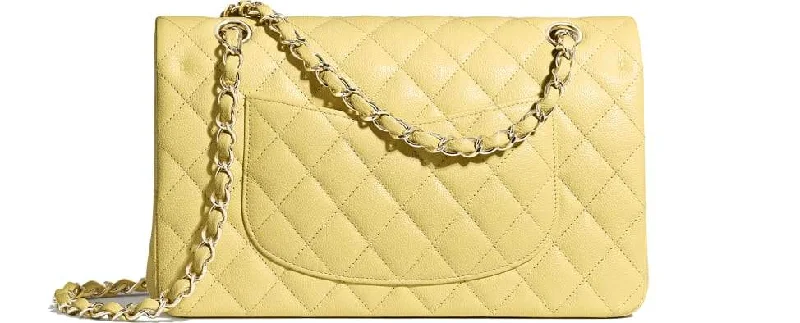 Chanel Medium Classic Handbag Yellow