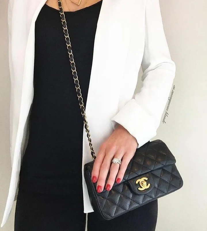 Chanel Mini Classic Rectangle Black