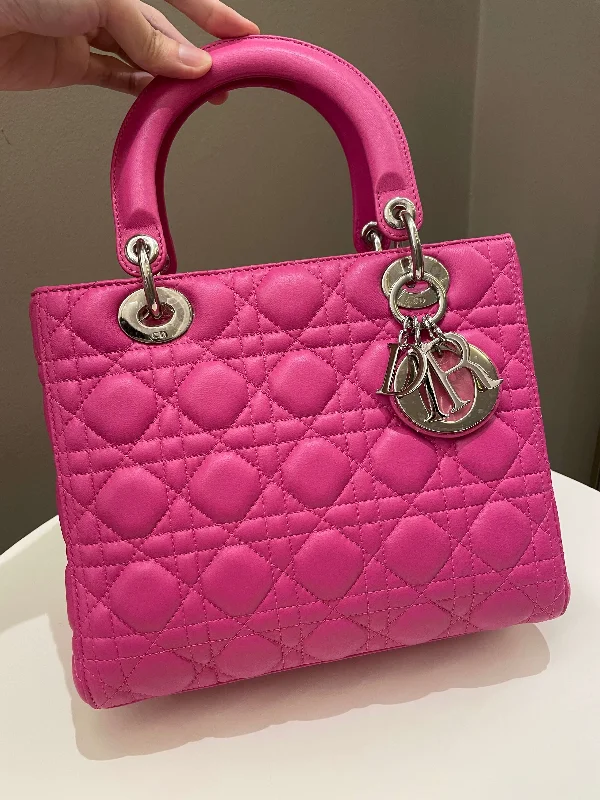 Dior Classic Lady Dior Bubble Gum Pink Lambskin